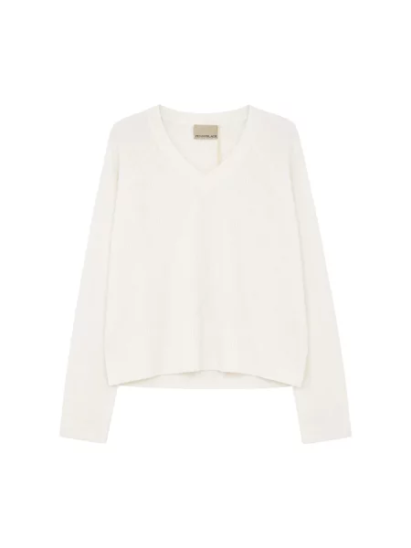 Dzianinowy sweter Pennyblack biały
