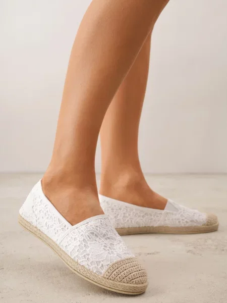 Espadrile Marilex albe