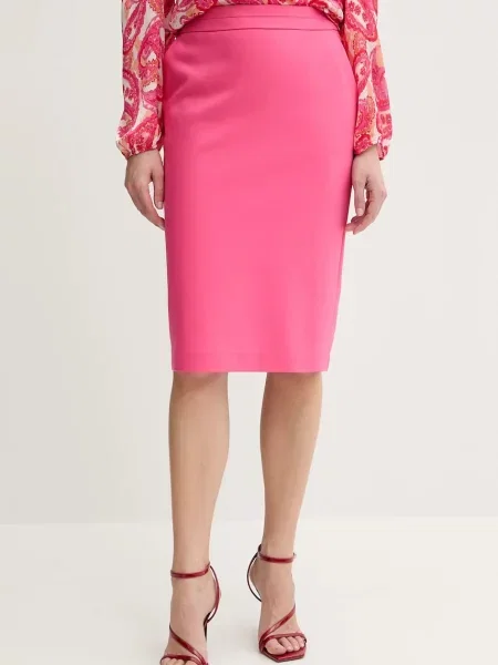 Morgan spódnica JROSE.F mini ołówkowa JROSE.F różowy