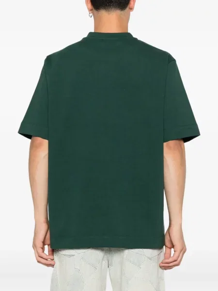 Tricou Rhun cu broderie verde