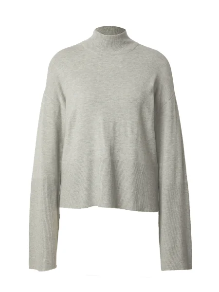 VERO MODA Pulover VMHAPPINESS deschis gri