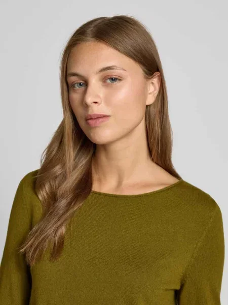 Sweter o kroju regular fit z dzianiny z mieszanki żywej wełny Marc O'polo
