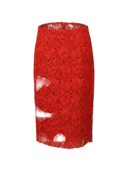 Fustă florală Valentino Garavani cu model floral roșu