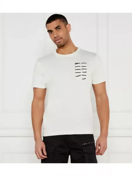 Calvin Klein Jeans Póló SERIF BOX GRAPHIC