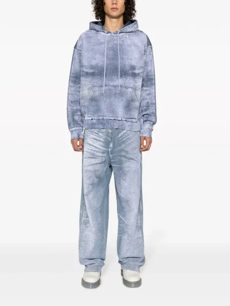 Tie-dye kaklaraištis Diesel mėlyna