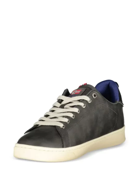 Fűzős csipkés sneaker Norwegian Rain autogrammal fekete