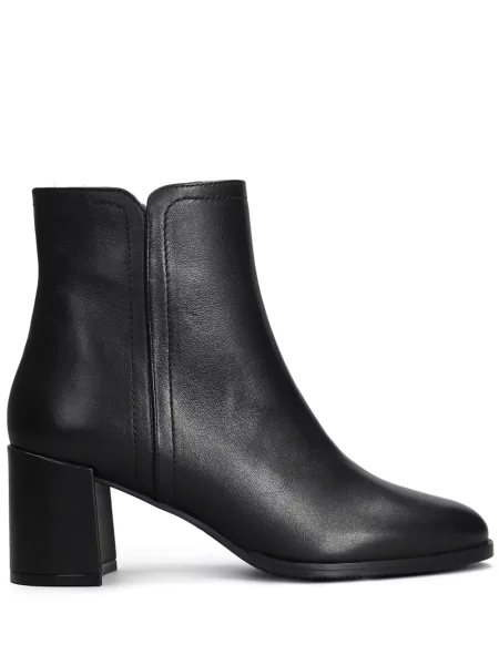 Botine Evaluna din piele negru