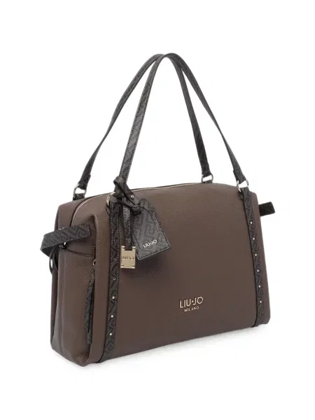 Geantă shopper Liu Jo cu imagine maro