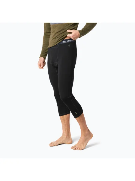 Pantaloni termoactivi pentru bărbați Smartwool Classic Thermal Merino Base Layer Bottom Boxed black negru
