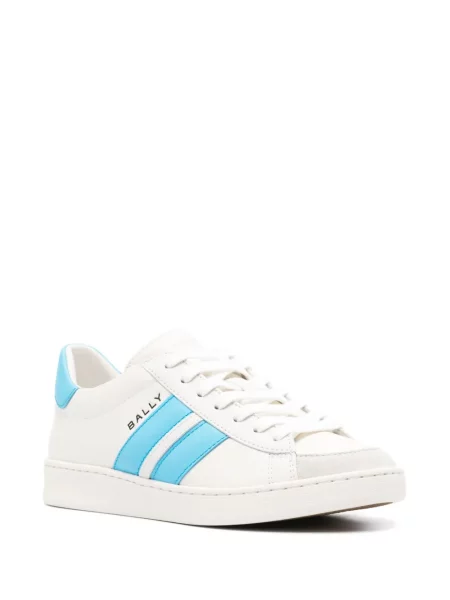 Sneakersy Bally skórzane białe