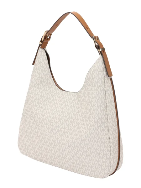 MICHAEL Michael Kors Geantă de umăr ecru / maro caramel gri