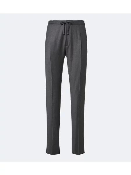 Pantaloni Lardini de lână gri