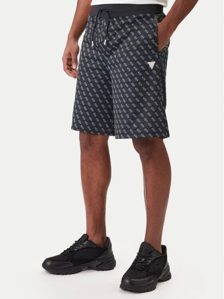 Sportovní kraťasy Guess černé