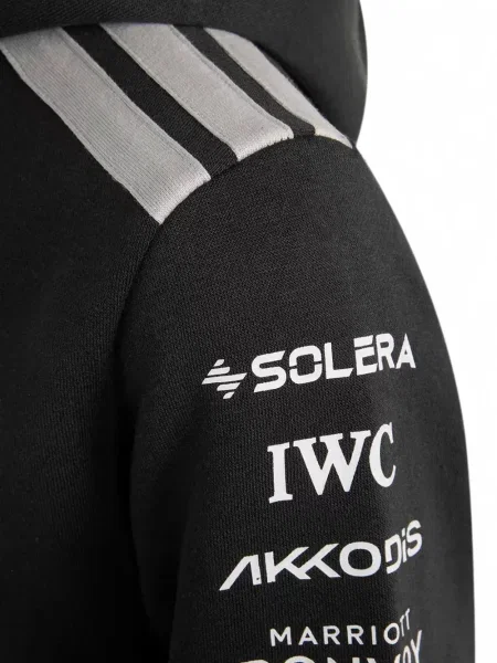Dětska mikina s kapucí Adidas černá
