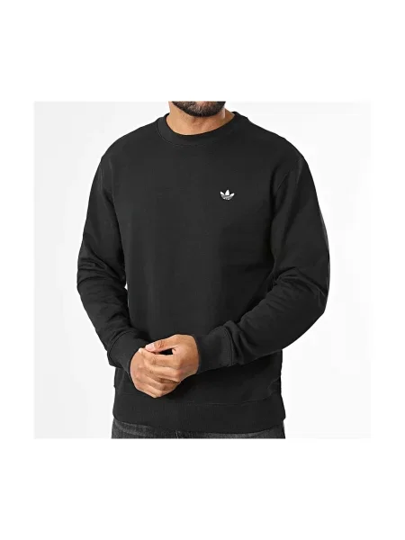ADIDAS ORIGINALS Mikina Trefoil Essentials / bílá černá
