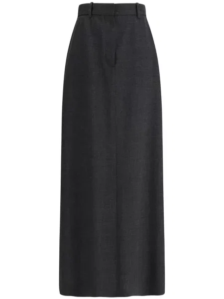 Fusta maxi The Row gri