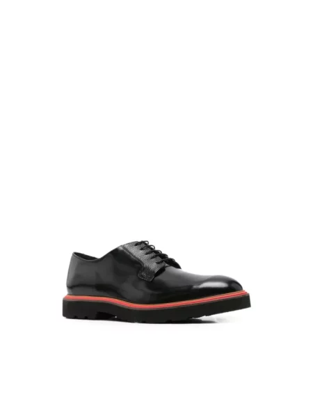 Derby Paul Smith skórzany czarny