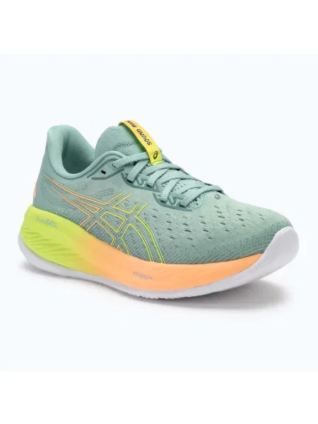 Дамски обувки за бягане ASICS Gel-Cumulus 26 Paris light celadon/safety yellow жълто