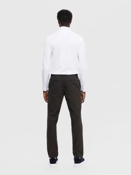 SELECTED HOMME Pantaloni eleganți MILES pin verde