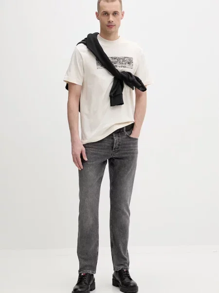 KARL LAGERFELD JEANS Majica / crna bež