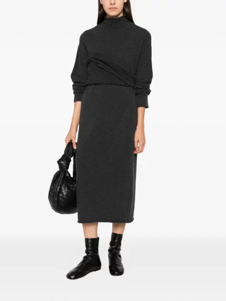 Lung rochie midi Agl gri
