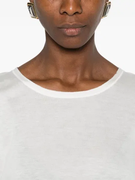 Tricou Purotatto scurt alb