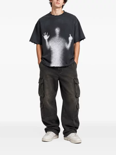Tricou Warman zdrențuiți negru