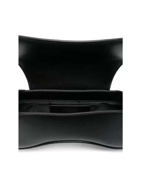 Torebka crossbody Diesel skórzana czarna