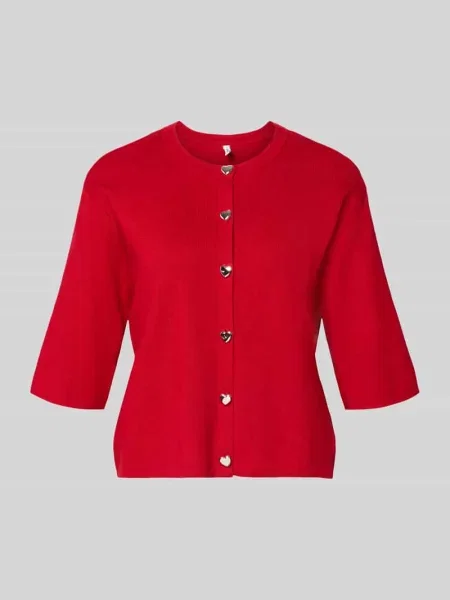 Kardigan rozpinany o kroju regular fit z Mieszanka Model MAISIE' Only czerwony