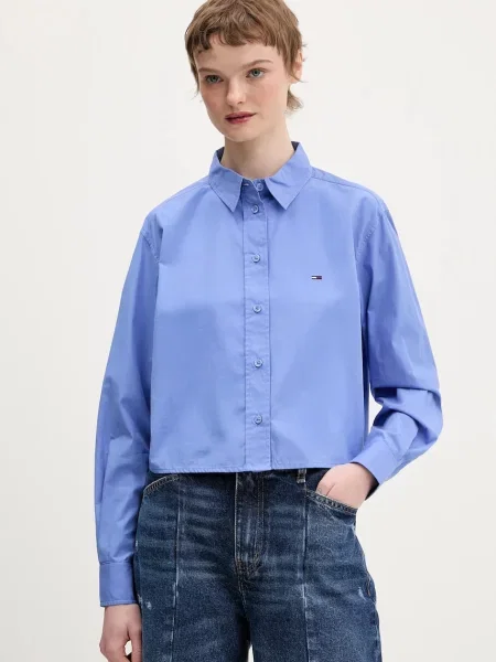 Tommy Jeans koszula fioletowa