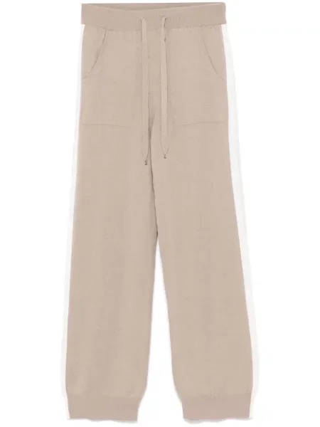 Pantaloni sport Lorena Antoniazzi cu cordon maro