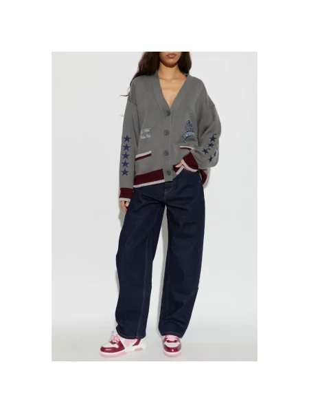 Kardigan Off-white wełniany biały