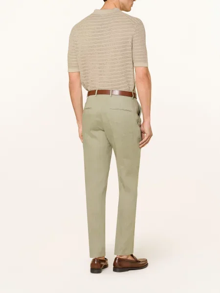 Tiger Of Sweden Kostýmové Kalhoty Tenuta Slim Fit Z Lnu mole