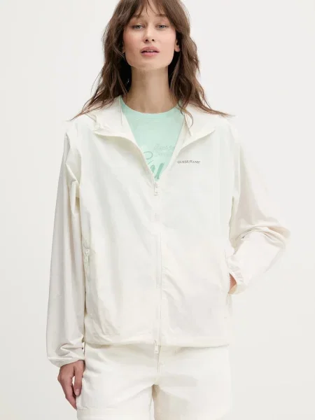 Guess Jeans kurtka przejściowa beżowy