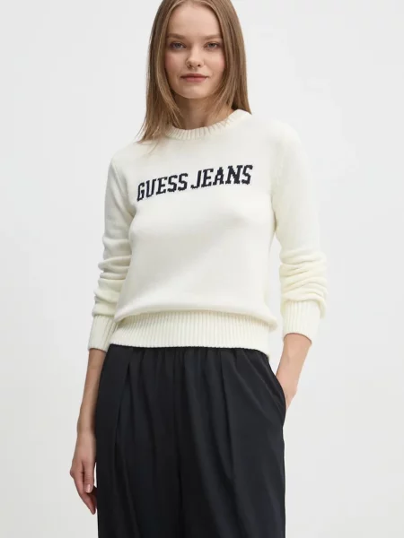 Guess Jeans pulover pentru femei din bej