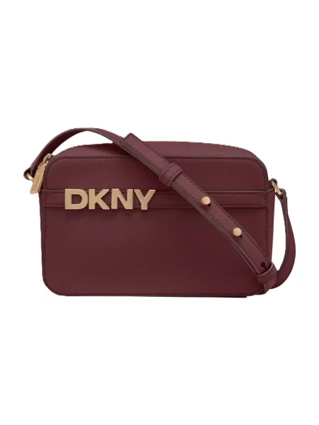 Torebka Dkny skórzana brązowa