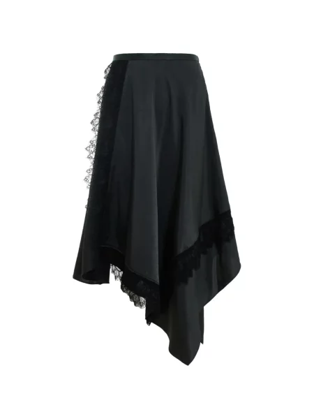 Fustă midi 3.1 Phillip Lim din dantelă negru