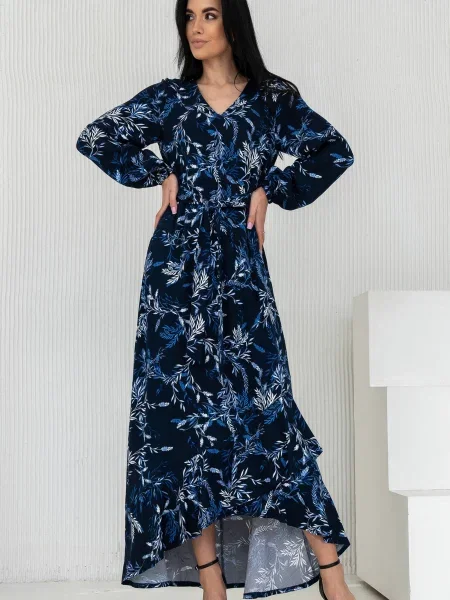 Макси платье Rimari синее