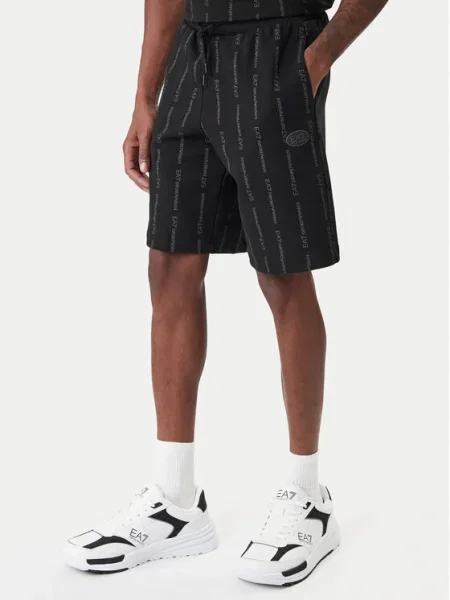Emporio Armani Спортни шорти черен
