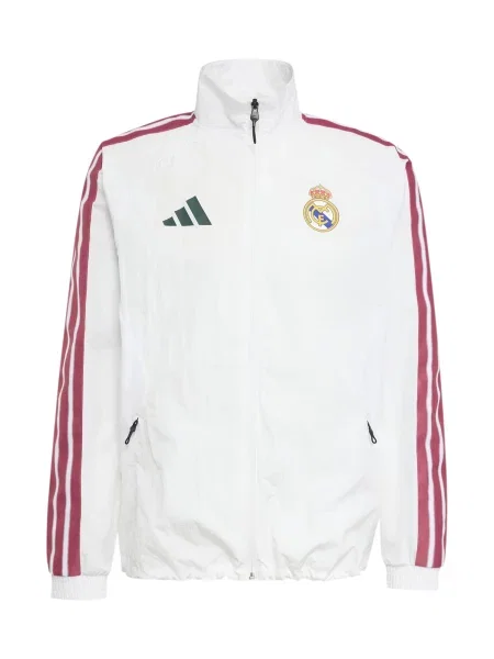 ADIDAS PERFORMANCE Geacă sport Real Madrid Anthem roșu burgundy alb