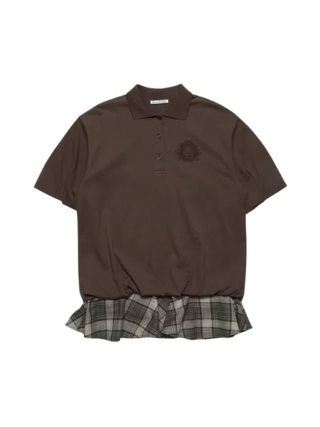 Sukienka Acne Studios brązowa