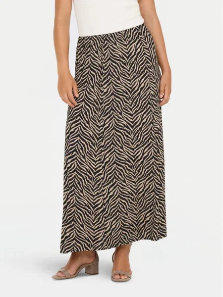 ONLY Fustă maxi Nova negru