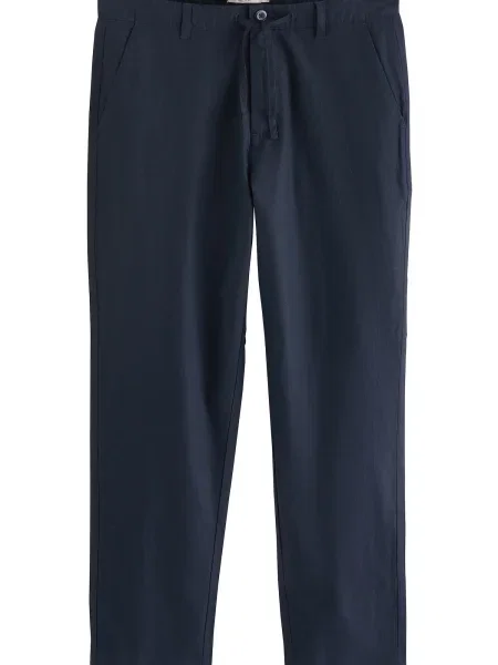 Next Chino hlače mornarsko plava