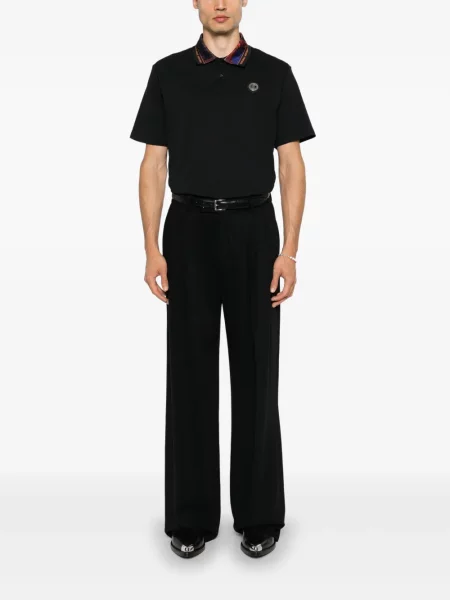 Polo marškinėliai Just Cavalli juoda