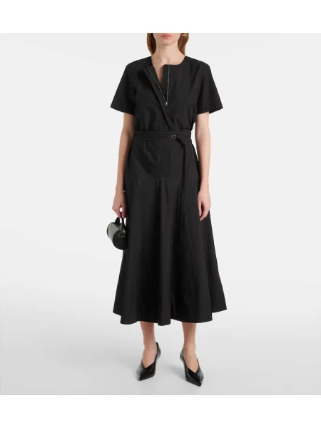 Oblekové midi šaty Proenza Schouler po kolená biela