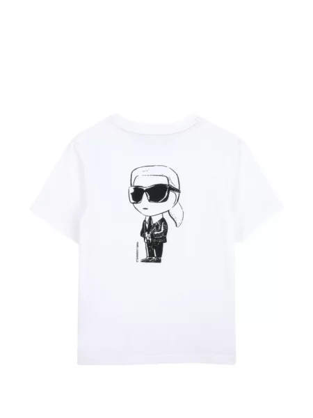 Koszulka dziecięca Karl Lagerfeld biała