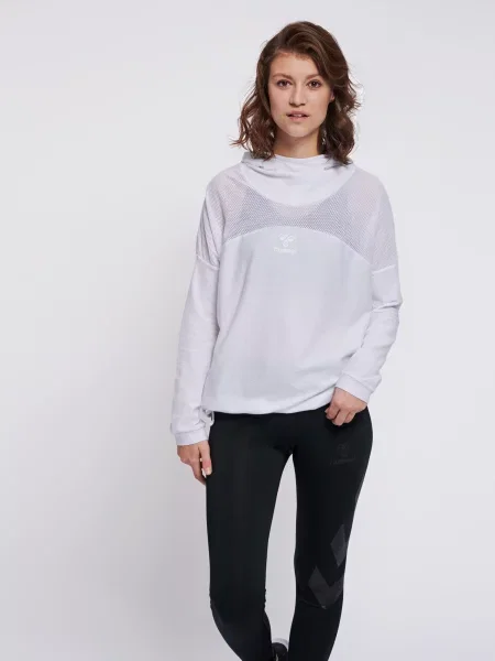 Bluza z kapturem Hummel hmldeep biała