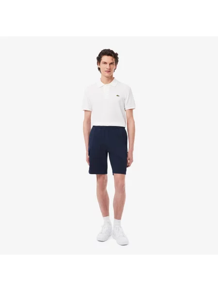 Lacoste Szorty Cargo Z Polaru granatowy