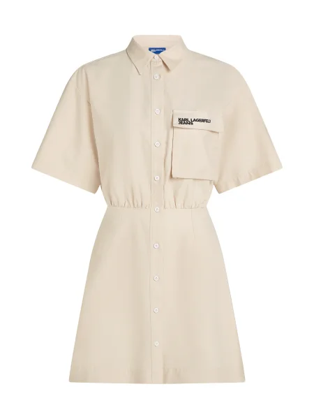 KARL LAGERFELD JEANS Rochie tip bluză bej