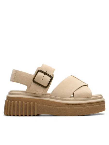 Clarks Сандали Evamar Wish бежов